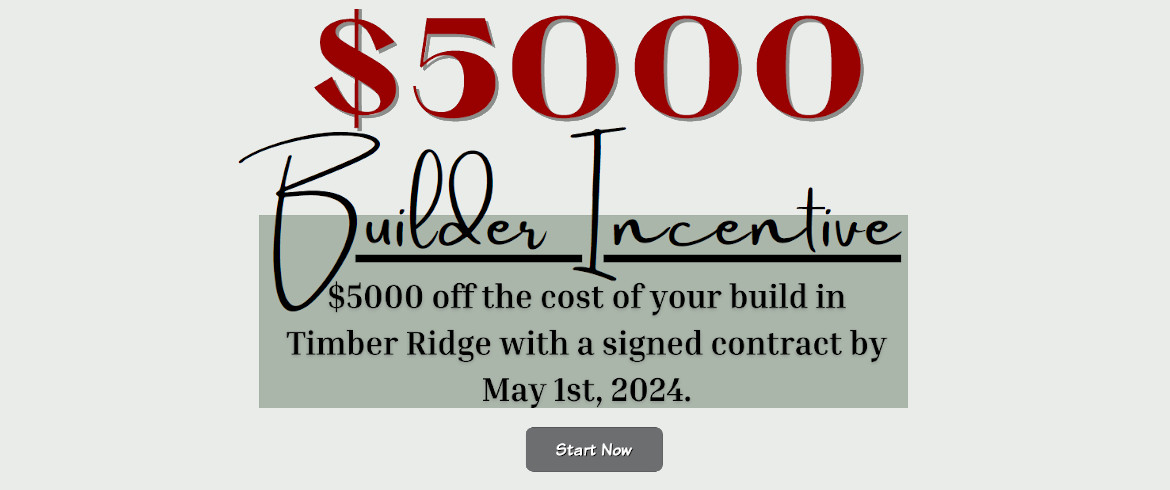 Dultmeier Homes $5000 Builder Incentive